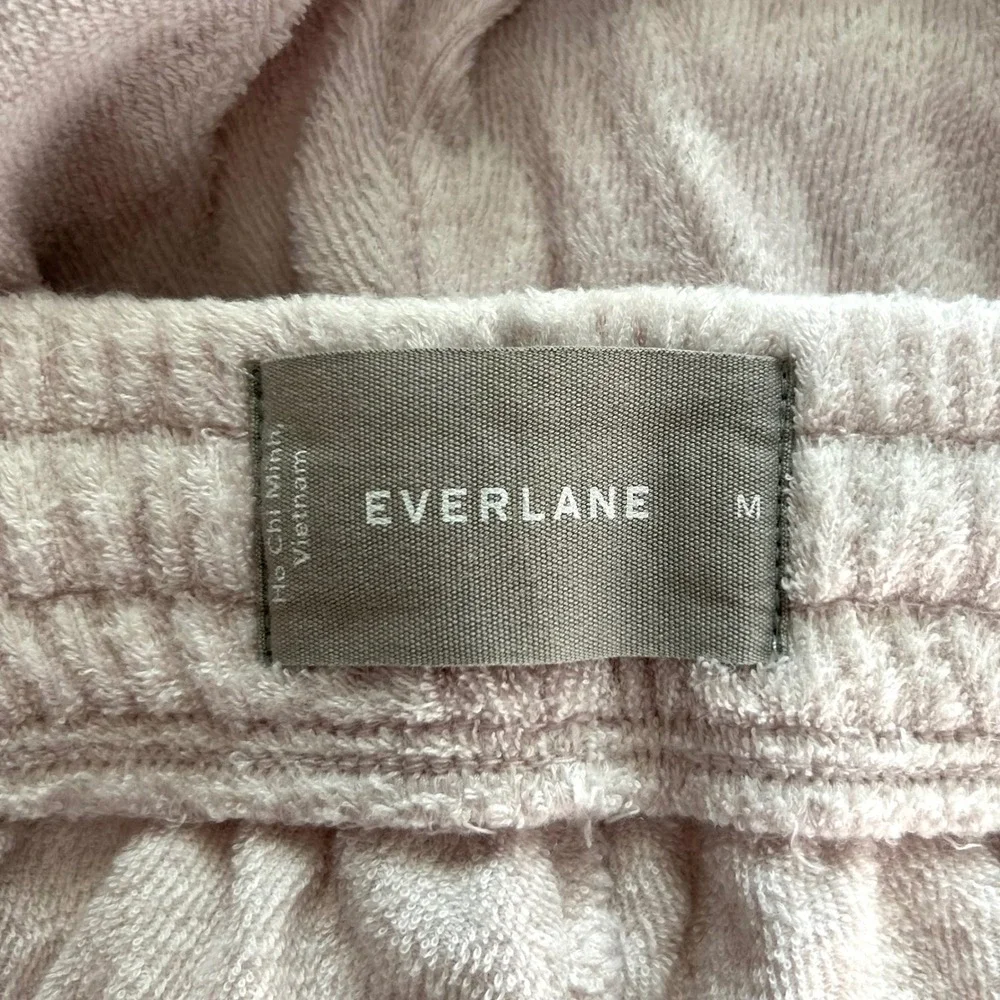 Everlane‎ Terry Cloth Relaxed Drawstring Short Orchid M Vacation Beach Summer